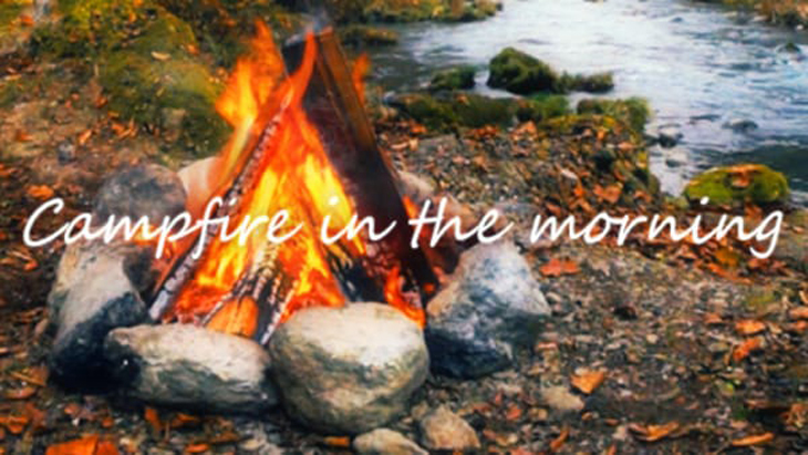 VR動画：Campfire in the morning ～焚き火～